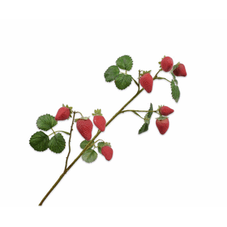 Silk-Ka AARDBEI TAK RD/GRN 68 cm