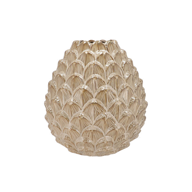 Mika Cosy Sand Vase Pinecone edge 34x37 cm
