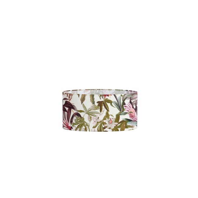 Light & Living Kap ovaal recht smal laag 45-21-22 cm ISADORE wit