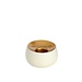 Light & Living Theelicht Ø12x9 cm VEROLI mat crème+goud