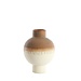 Light & Living Vaas deco Ø28x38 cm ZELATA keramiek crème taupe