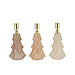 Jazz Cozy Sand Candle Holder 10x20 cm X-mas Tree 3 ass.