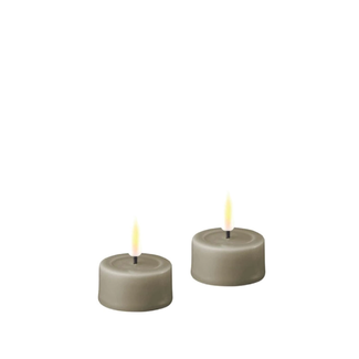 Deluxe Homeart Sand LED Tealights Ø4,1*4.5cm (2 pcs)