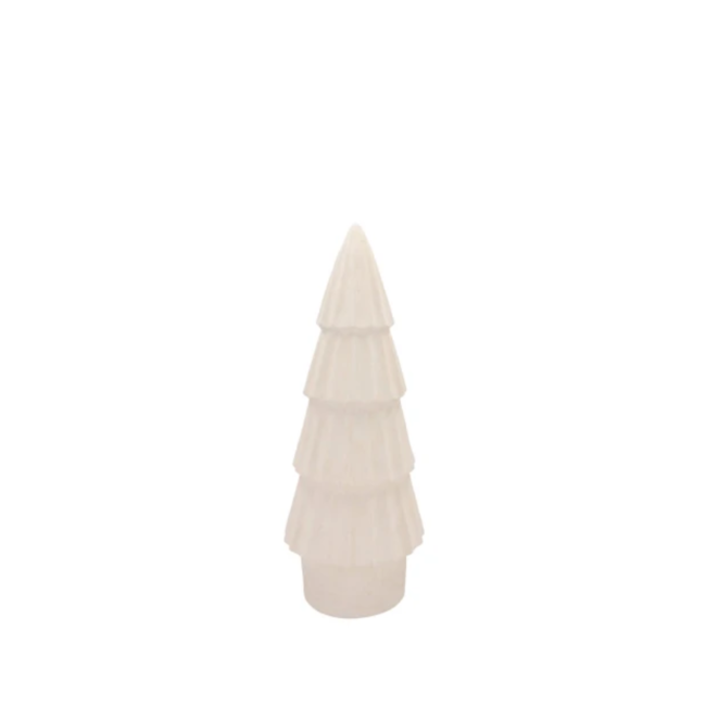 Porto pine tree white 10x10x20cm