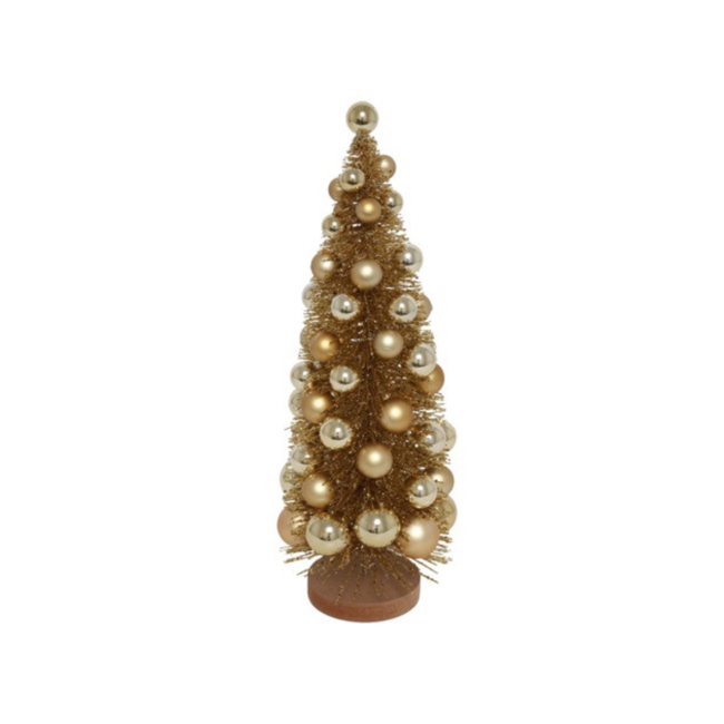 Kerstboom w/balls Gascon M goud