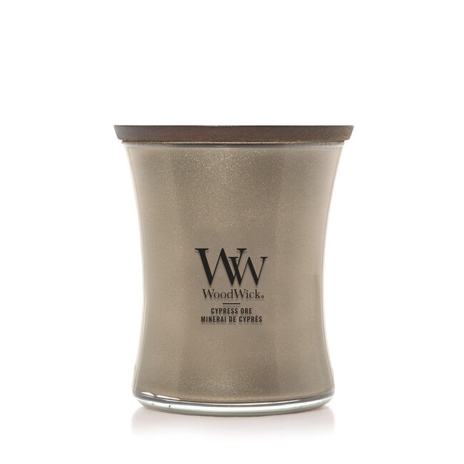 Woodwick Cypress Ore - Warm Nickel Metal Collection WoodWick© 60h.