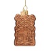 Vondels Ornament glass Dutch speculaas koekje H9cm