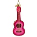 Vondels Ornament glass raspberry pink guitar H12cm