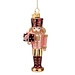 Vondels Ornament glass pink/ burgundynutcracker H16.5cm