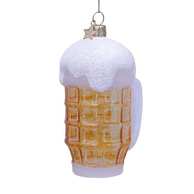 Vondels Ornament glass pint glass beer H11cm