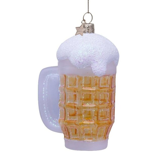 Vondels Ornament glass pint glass beer H11cm