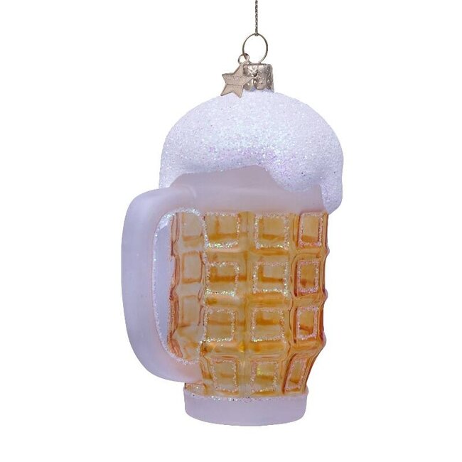 Vondels Ornament glass pint glass beer H11cm