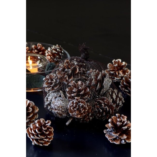 Riviera Maison Majestic Pinecones shiny silver