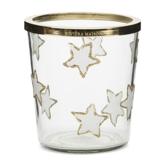 Riviera Maison Waxinelichthouder RM Golden Stars, M