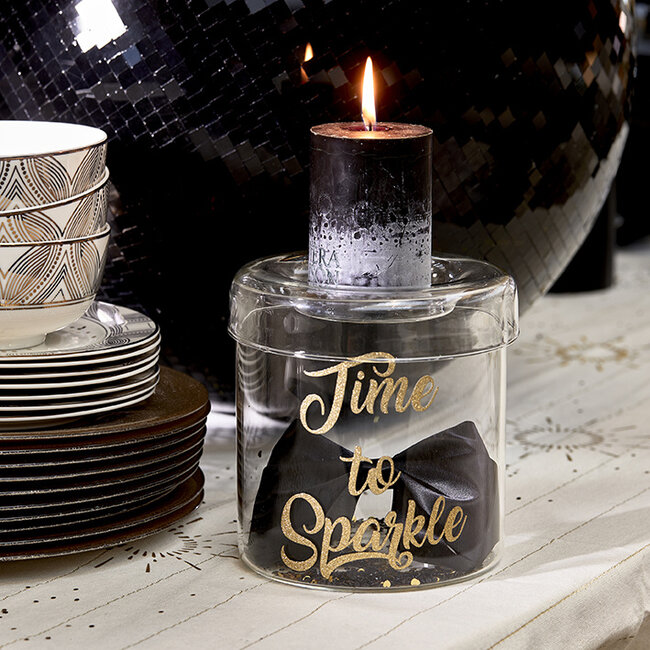 Riviera Maison Windlicht Time to Sparkle