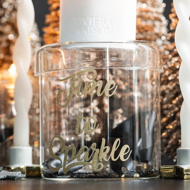 Riviera Maison Windlicht Time to Sparkle