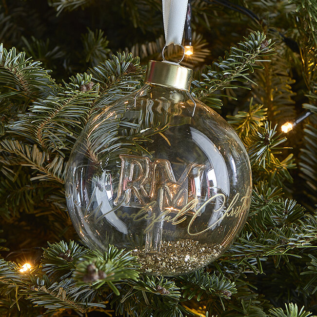 Riviera Maison Wonderful Times Ornament gold D. 10