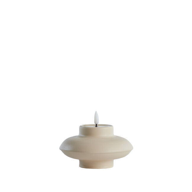 Light & Living Tafellamp LED Ø13x8 cm JAYDIE taupe