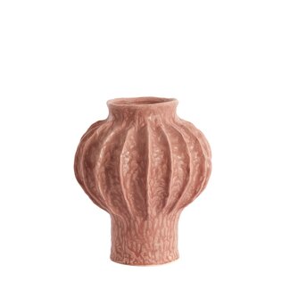 Light & Living Vaas Deco Ø24X28,5 cm Hakone keramiek koraal-Rood