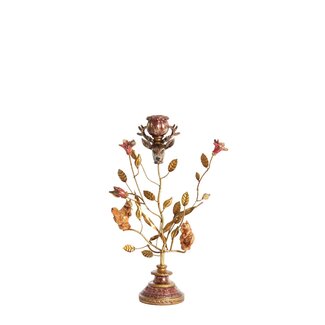 Light & Living Kandelaar19X9X35 cm Soryn Burgundy+Brown+Gold