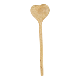 Zusss Lepel hout hartvorm naturel