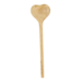 Zusss Lepel hout hartvorm naturel