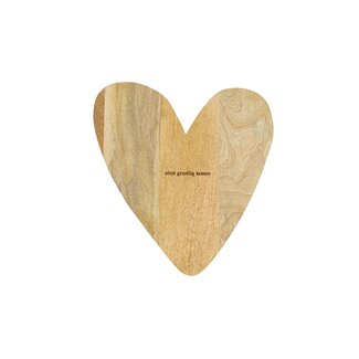 Zusss Serveerplank hout hartje naturel