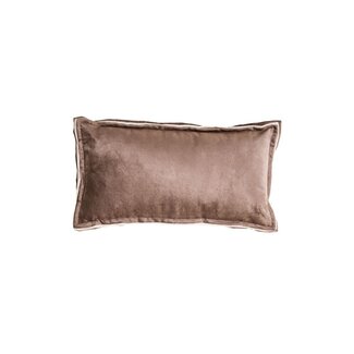 Light & Living Kussen 30X60 Cm Baxley fluweel Grijs + Naturel Light & Living Kussen 30X60 Cm Baxley fluweel Grijs + Naturel