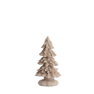 Light & Living Ornament Ø13x25 cm CHRISTMAS TREE zand