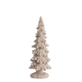 Light & Living Ornament Ø13x35 Cm Christmas Tree Zand