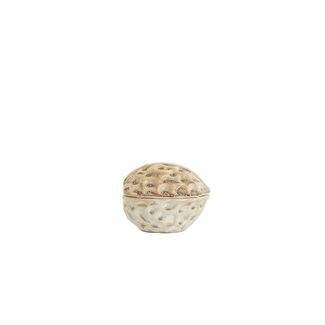 Light & Living Deco Box 13,5X10,5X10,5 cm Walnoot keramiek zand
