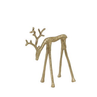 Light & Living Ornament 17,5x8,5x20cm DEER goud