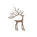 Light & Living Ornament 27,5x7x39 cm DEER terra + bruin
