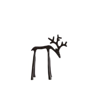 Light & Living Ornament 17,5x8,5x20cm DEER glanzend donker bruin