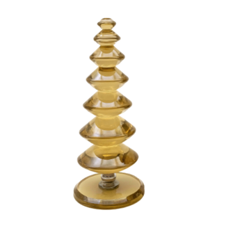 Colmore Decoratief x-mass tree natural crystal glass  9x9x18