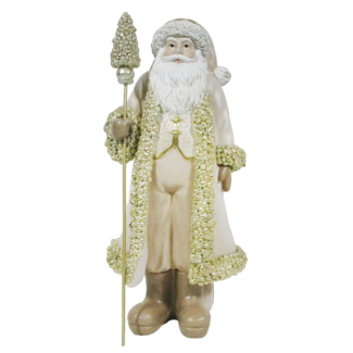 Colmore Decorative Santa Gold Resin 14x11x30 cm