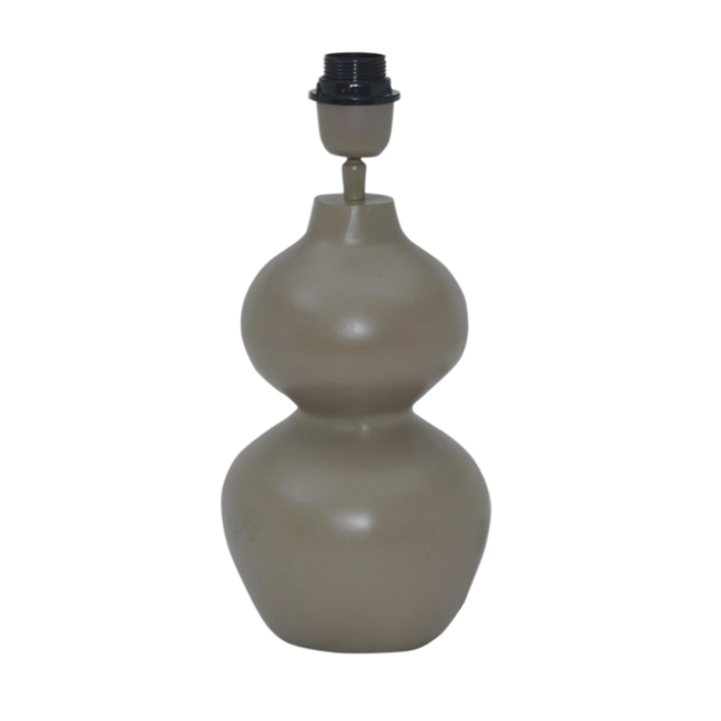 Colmore Table lamp ALU RAW/KHAKI 18x18x38