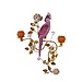 Wandkandelaar Parrot, orange/pink,