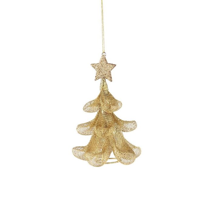 PTMD Brook Gold metal wire tree hanger