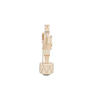 Glowy Cozy Gold Nutcracker 9x9x28 cm Glowy Cozy Gold Nutcracker 9x9x28 cm