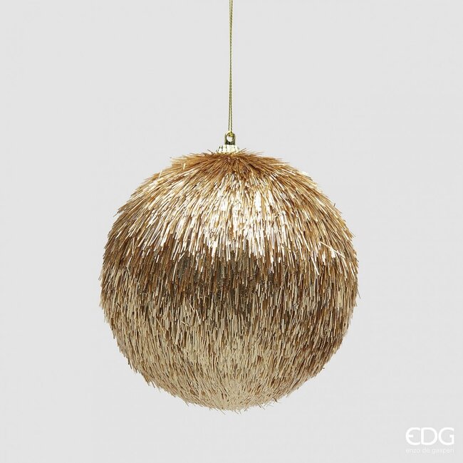 EDG Furry Kerstbal Goud Ø12 cm