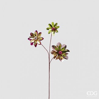 EDG Gerbera Metal Branch X3 – H.46 cm, Two Tone Pink EDG Gerbera Metal Branch X3 – H.46 cm, Two Tone Pink