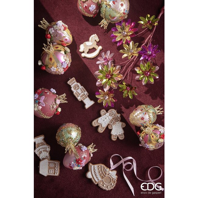 EDG Gerbera Metal Branch X9 – H.74 cm, Two Tone Pink