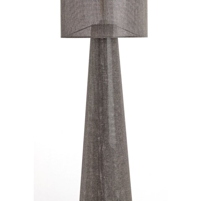 Light & Living Vloerlamp Ø38X180 Cm Micky Linen Brown