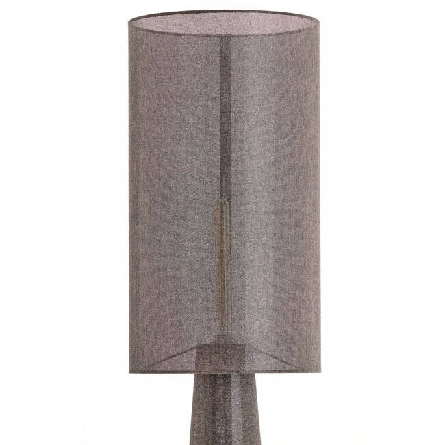 Light & Living Vloerlamp Ø38X180 Cm Micky Linen Brown