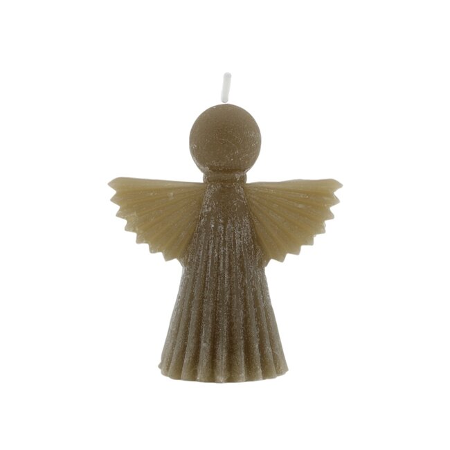 Home Society Deco Kaars Angel Nova taupe