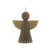 Home Society Deco Kaars Angel Nova taupe