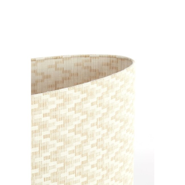 Light & Living Kap ovaal recht smal laag 58-24-27 Cm Jinx White