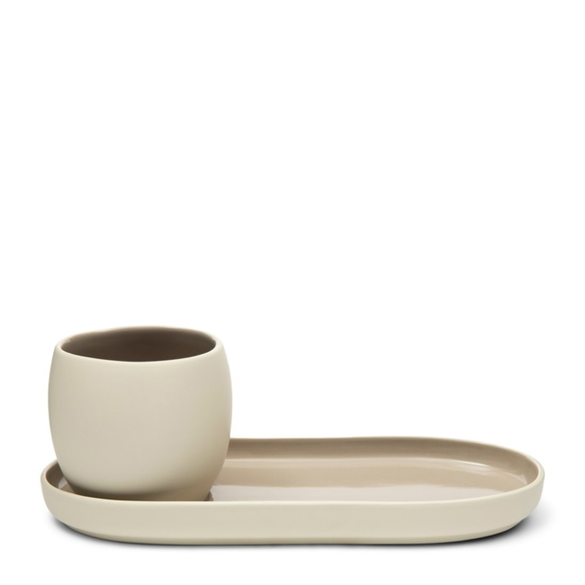 Riviera Maison Clement Cup & Oval Saucer
