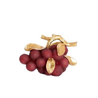 Light & Living Ornament 24X14X16,5 cm Jagody Burgundy+Antique Bronze